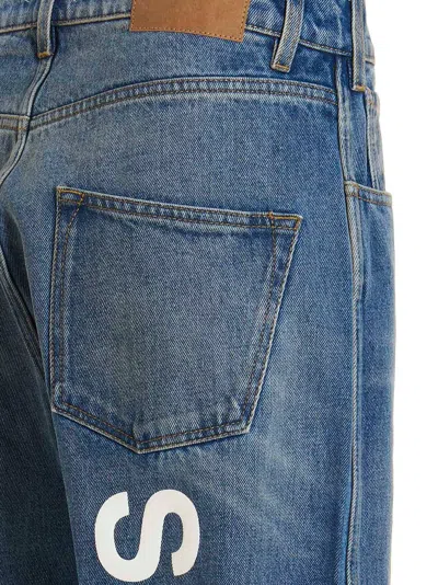 1989 Blue Graphic Jeans