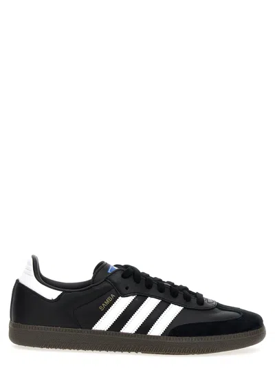 Adidas Originals Samba Og Logo-print Leather Low-top Trainers