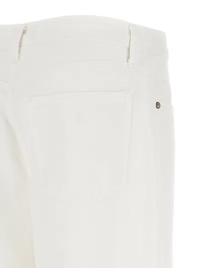 Agolde Ca\n\nstraight Jeans With Low Crotch Fran In White