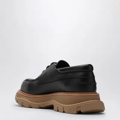 Alexander Mcqueen Leather Lace-up Shoes With Chunky Sole