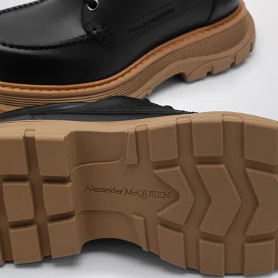Alexander Mcqueen Leather Lace-up Shoes With Chunky Sole
