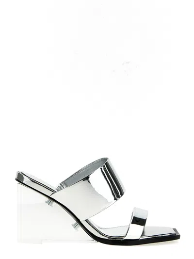 Alexander Mcqueen Square-toe Wedge-platform Sandals