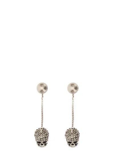 Alexander Mcqueen Mcqueen Women 'skull' Earrings
