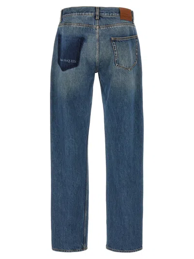 Shop Alexander Mcqueen Trompe L'oeil Pocket Jeans