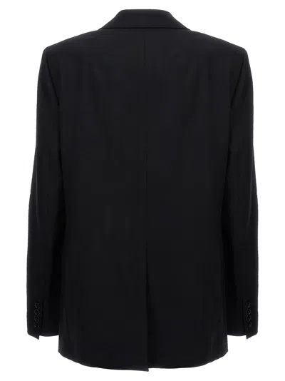 Ami Alexandre Mattiussi Fitted Blazer With Single Button Front