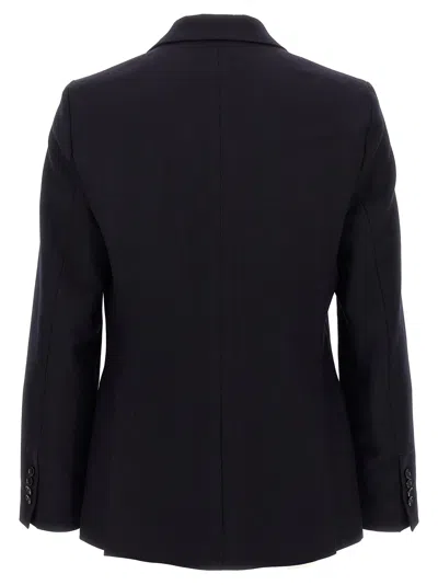 Ami Alexandre Mattiussi Ami Paris Single-breasted Wool Blazer