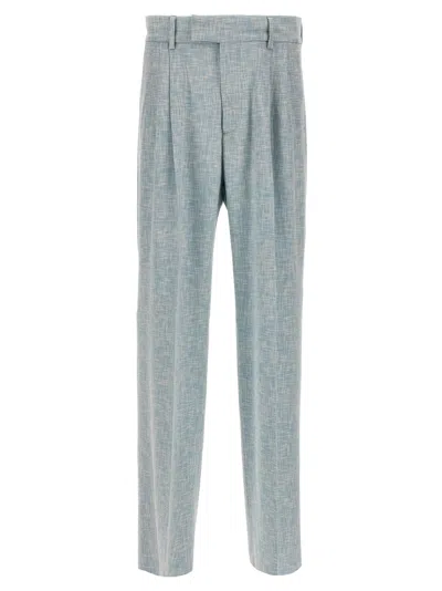 Amiri Light Blue Ironed Pleat Pants