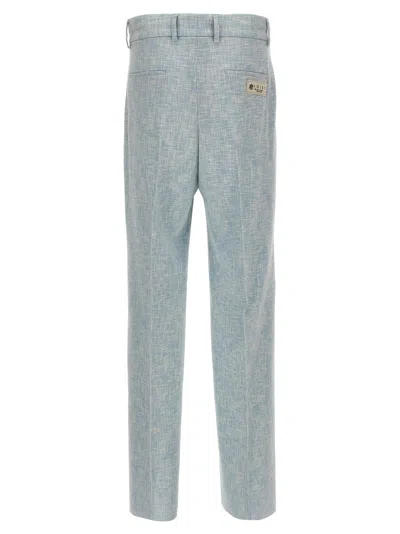 Amiri Light Blue Ironed Pleat Pants
