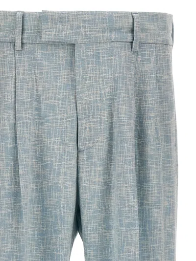 Amiri Light Blue Ironed Pleat Pants