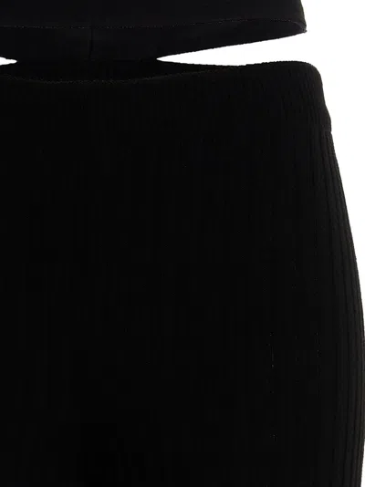 Andreädamo Andreādamo Black Ribbed Trousers
