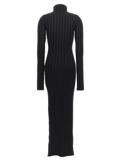 Ann Demeulemeester Cyntia Long Asymmetric High Neck Sweater