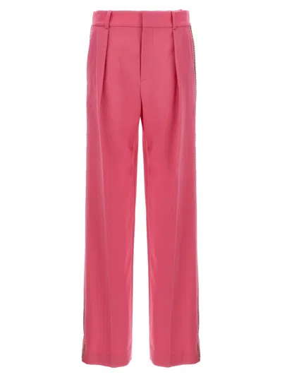 Area 'embellished Crystal' Wide Leg Trousers