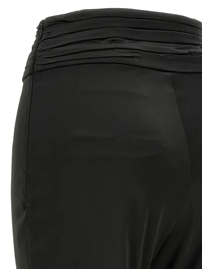 Area Black High Wasted Star Stud Leggings