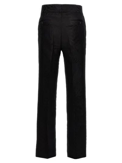 Bally Pressed-crease Tapered-leg Regular-fit Cotton And Wool-blend Trousers