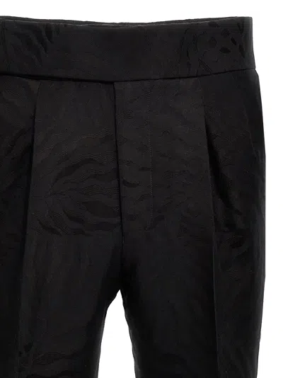Bally Pressed-crease Tapered-leg Regular-fit Cotton And Wool-blend Trousers