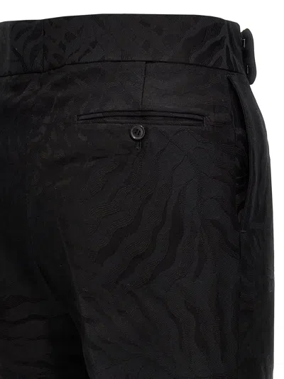 Bally Pressed-crease Tapered-leg Regular-fit Cotton And Wool-blend Trousers