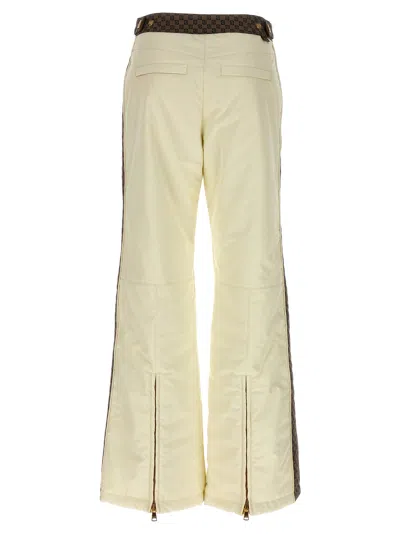 Balmain Ski Trousers Featuring Gold-tone Hardware In Neutral
