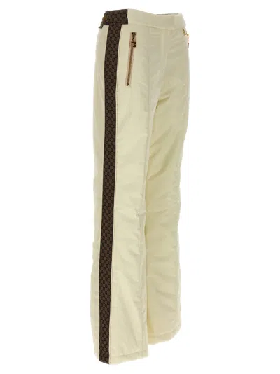 Balmain Ski Trousers Featuring Gold-tone Hardware In Neutral