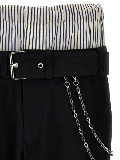 Shop Bluemarble 'double Layered Boxer' Pants