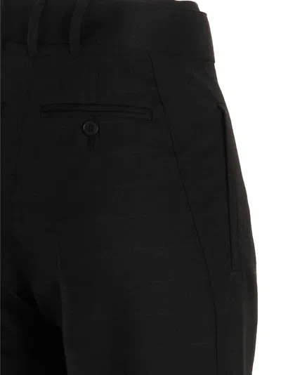 Capasa Black Check Pants