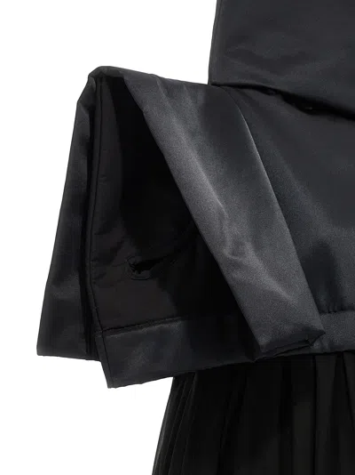 Comme Des Garçons Wide-sleeves Puffball Midi Dress