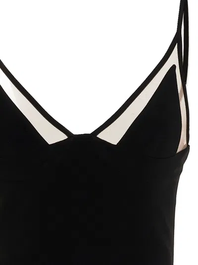 David Koma Sleeveless Maxi Dress With Slit