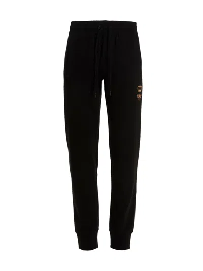 Dolce & Gabbana 'black Sicily' Joggers In Black