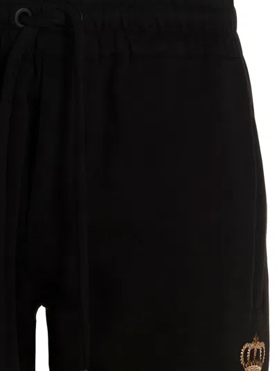 Dolce & Gabbana 'black Sicily' Joggers In Black