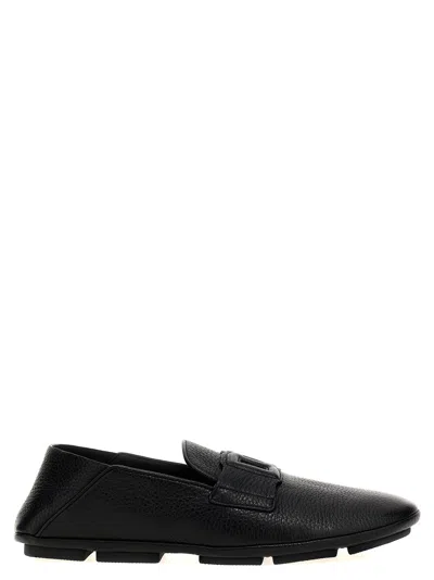 Dolce & Gabbana Round Head Loafer Shoes