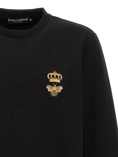 Dolce & Gabbana Crown And Bee Cotton-blend Sweatshirt