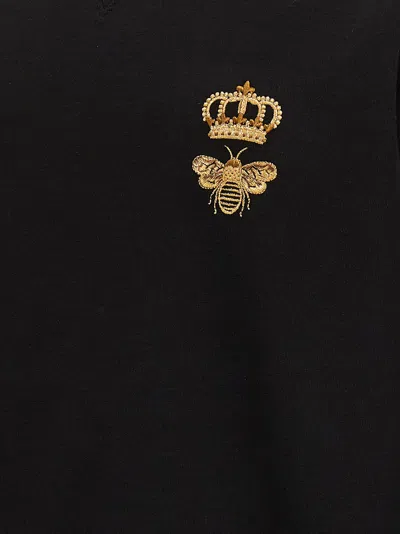 Dolce & Gabbana Crown And Bee Cotton-blend Sweatshirt