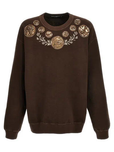 Shop Dolce & Gabbana 'monete' Sweatshirt