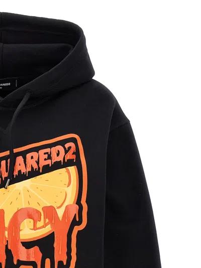 Shop Dsquared2 Logo Print Hoodie