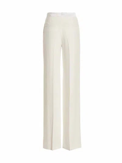 Ermanno Scervino High-waisted Trousers With Belted Detail And Luxurious Fabric Blend
