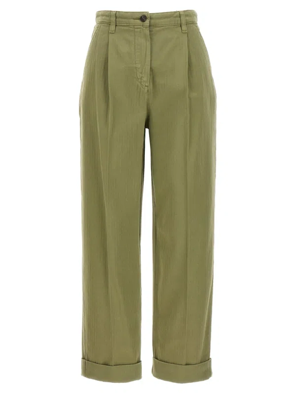 ショートパンツ Etro Cropped Chino Pants With Ton-Sur-Ton Chevron Pattern Etro Cropped Chino Pants With Ton-sur-ton Chevron Pattern In