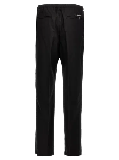 Fendi Waistband Straight Leg Trousers Side Back