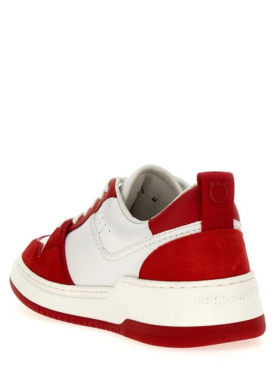 Ferragamo Panelled Leather Sneakers