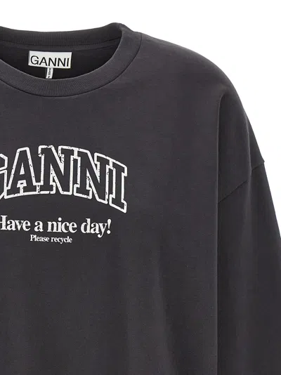 Shop Ganni Print Sweatshirt