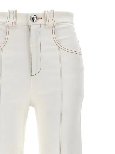 Shop Giambattista Valli Feather Jeans