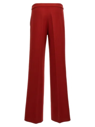 Gianluca Capannolo Red Valerie Straight Leg Pants