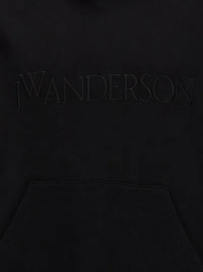 Jw Anderson Logo-embroidered Cotton Hoodie