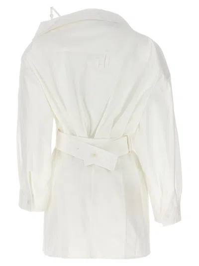 Shop Jacquemus 'la Mini Robe Chemise' Dress