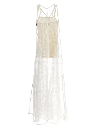 Jacquemus Le Robe Dentelle Dresses White In White