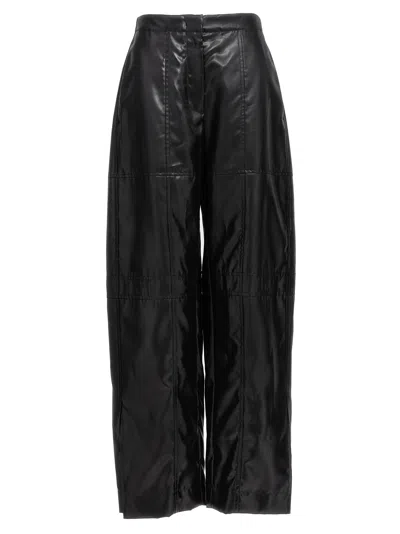 Jil Sander Black Coated Pants
