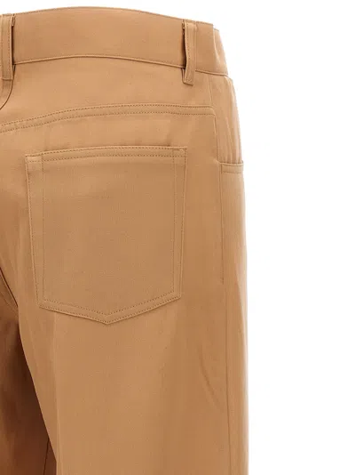 Jil Sander High Waist Wide Leg Trousers With Pockets