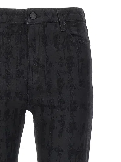 Karl Lagerfeld Textured Pattern Jeans Belt Loops