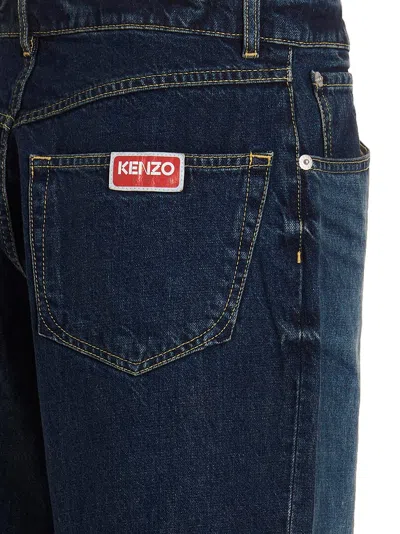 Shop Kenzo 'darkstone Suisen Relaxed' Jeans