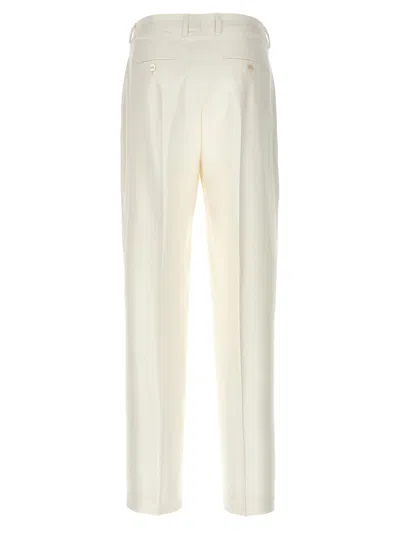 Kiton Slim Fit Trousers Featuring Front Pleats