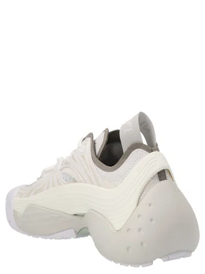 Lanvin Flash-x Mesh Upper Sneakers With Textured Panels