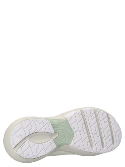 Lanvin Flash-x Mesh Upper Sneakers With Textured Panels